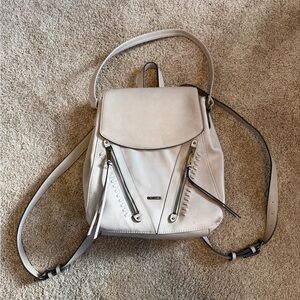Elegant Cream Backpack Purse by Rosetti